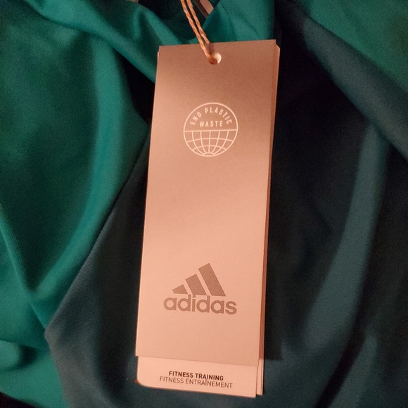 ADIDAS 3 Stropes Long-Sleeve Swim Top Womens XL - Picture 3 of 3